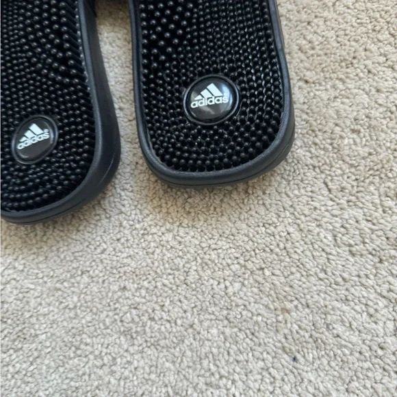 COPY - Adidas Black and White Slide Sandals - Picture 6 of 6